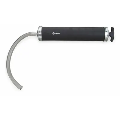 WESTWARD Suction Gun: 16 oz Capacity, Black, 12 in Hose Lg, Flex, Steel - Suction Guns
