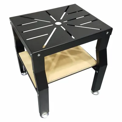 DAYTON UNIVERSAL TOOL STAND: 23 in W x 25 in L Base - Stands for Bench & Pedestal Grinders
