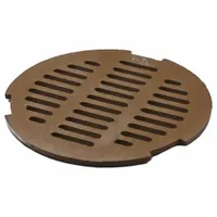 JAY R. SMITH MFG. CO Roof Drain Grate: 12 1/8 in Overall Dia, 5 1/4 in Overall Ht, Cast Iron (MPN 1010CIG)