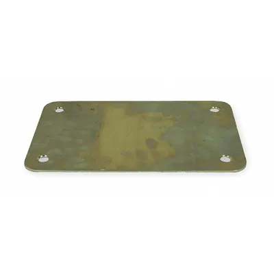 HUBBELL KILLARK Interior Panel: Back Panel Panel, 7 in Overall Ht, 9 in Overall Wd, Aluminum - Interior Mounting Panels