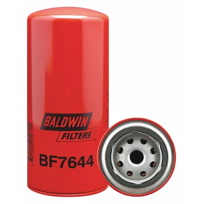 BALDWIN FILTERS Fuel Filter: Spin-On, 3 11/16 in Outside Dia, M18-1.50 Thread Size, Cellulose - Spin-On Fuel Filters