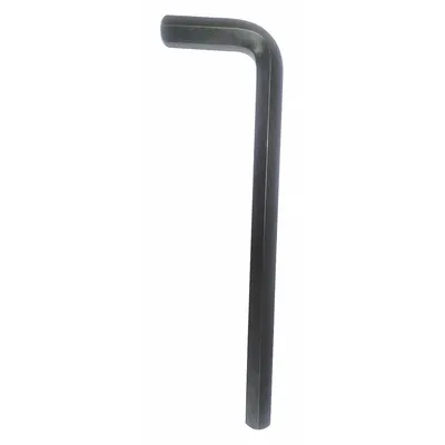 WESTWARD Hex Key: 0 Ball Ends, 17 mm Tip Size, Metric, Long, Alloy Steel, Black Oxide - L-Shaped Hex Keys
