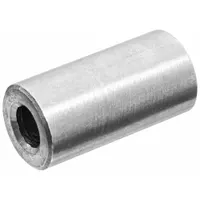 Round, plain stainless steel spacer with a 5 mm overall length, designed for M3 screw sizes. Used to create precise separation between components in assemblies requiring corrosion resistance and dimensional accuracy. Suitable for industrial equipment, electrical enclosures, and machinery