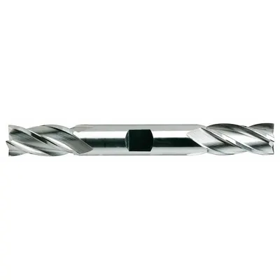 YG-1 Square End Mill: High Speed Steel, Double End, 4 Flute, 7/8" Mill Dia, 1-7/8" LOC - Double-End High-Speed Steel Square End Mills
