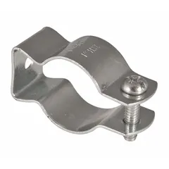 Steel screw-on hanger for supporting 14/2 AWG to 10/4 AWG cable and 1/8 in to 1/4 in steel. Galvanized with gray finish, 1/4-20 thread. Used for securing conduit and cable in electrical installations.