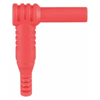 Banana Plug: CAT III 1000V, Beryllium Copper, Polypropylene, 1,000 V Max Volt, 10 A Max Current, Red