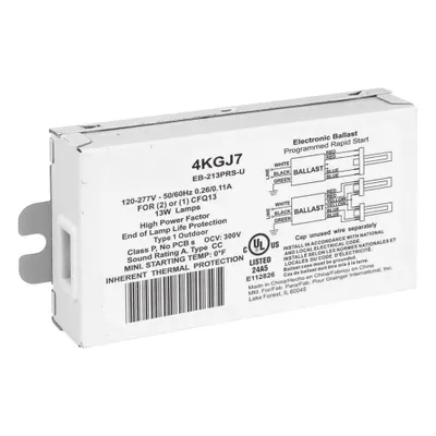 OEM APPROVED VENDOR Programmed Rapid Start Electronic Fluorescent Ballast - Programmed Rapid Start Electronic Fluorescent Ballasts