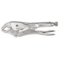 Locking Plier: Curved, Lever, 1 1/2 in Max Jaw Opening, 7 in Overall Lg, 1 3/16 in Jaw Lg, 6 - 8 in (MPN 4935578)