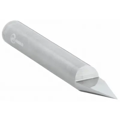ONSRUD Engraving Tool: Tipped Off, Carbide, 30° Tip Angle, 0.04" Tip Dia, 2" OAL (MPN 37-29) - Single-End Pointed Engraving Tools