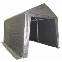 APPROVED VENDOR Temporary Garage: 12 ft Overall Lg, 8 ft Overall Wd, 7 5/8 ft Overall Ht, Steel (MPN 11C547)