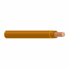 Single-conductor 12 AWG solid copper building wire with orange THHN/THWN-2 insulation, rated 600 V. Suitable for general-purpose power and lighting circuits in dry or wet locations. Supplied in a 1000 ft length.