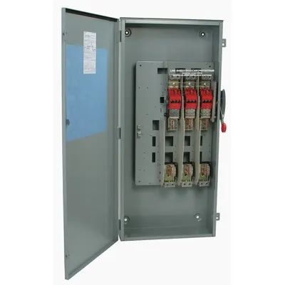 EATON Safety Switch: Non-Fusible, 100 A, Three Phase, 600V AC, Galvanized Steel - Non-Fusible Safety Switches