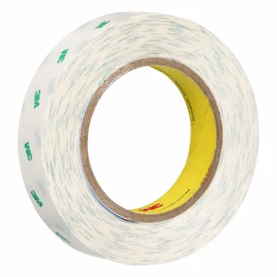 3M Transfer Tape: 1 in Wd, 60 yd Lg, 2 mil Thick, Kraft Paper, Acrylic - General Purpose Adhesive Transfer Tape