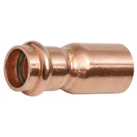 NIBCO Fitting Reducer,2" x 1-1/4",FTG X Press: Straight, 2 in CTS x 1 1/4 in CTS size, Copper (MPN 9009105PC)