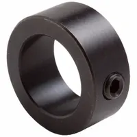 CLIMAX METAL PRODUCTS Shaft Collar: 1-Piece, Set Screw, 1 5/8 in Bore Dia, Black Oxide Carbon Steel (MPN C-162-BO)