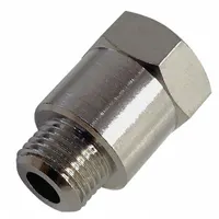 LEGRIS Metal Pipe Straight: Straight, 1/8 in x 1/8 in, Male BSPP Threaded x Female BSPP Threaded (MPN 0907 00 10)