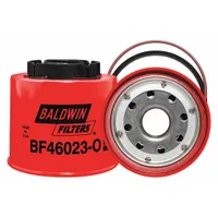 BALDWIN FILTERS Fuel Filter: Spin-On, 3 3/4 in Outside Dia, 1"-14 Thread Size, Cellulose, Racor (MPN BF46023-O)