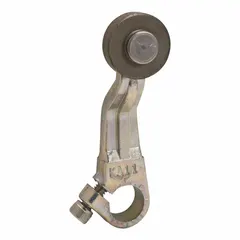 Fixed roller lever accessory for 9007AW series limit switches. Features a rotary lever roller actuator with outside offset roller position and 2-inch maximum arm/operator length. Used for mechanical actuation in industrial automation and machine safety applications.