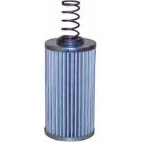 Cartridge hydraulic filter with cellulose media, 1 1/4 in inside diameter, and integral bypass valve. Designed for hydraulic fluid systems to remove contaminants. Compatible with MP Filtri vehicles