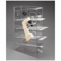Serological Pipette Holder: 4 7/8 in Overall Wd, 18 3/4 in Overall Ht, 11 1/4 in Overall Lg, PETG (MPN PGSERPIP5-M-BRK)