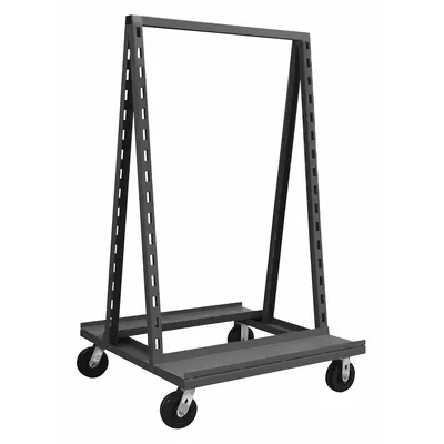 OEM Bin Cart: 2,000 lb - Customizable Large Bin-Tray Carts with Slotted A-Frame