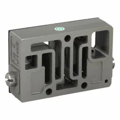 Speed control kit for regulating actuator speed in pneumatic systems. Compatible with Numatics Mark 15 series valves and cylinders. Used in industrial automation, packaging, and material handling applications.