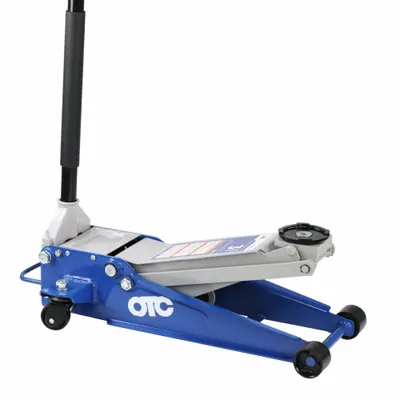 OTC Garage Shop Service Lifting Jack: Steel, Dual Pump, Mechanical - Trolley Floor Jacks