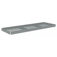 TENNSCO Shelf: 72 in x 24 in, 1,750 lb Load Capacity, Steel, 5 ga Decking, Gray, Shelf (MPN ZLES-7224W)
