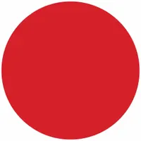 Inventory Label: 1 1/2 in Dia, Red, Circle, Paper, Indoor, No Text, 500 PK (MPN 30662)
