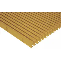 FIBERGRATE Fiberglass Pultruded Grating: Structural Grating, 4 ft x 8 ft Nominal Size (WxL), ISOFR (MPN 350570)