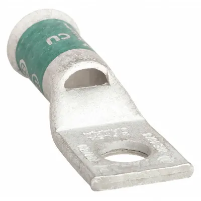 BURNDY Compression Lug: 5/16 in Stud Size, 1 AWG – 1 AWG For Wire Sizes, Solid/Stranded Wire Type - One-Hole Compression Lugs