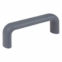 ELESA Bridge Handle: Metal Detectable, Not Visually Detectable, 5001 Blue, Plastic, Threaded Holes (MPN 199153)