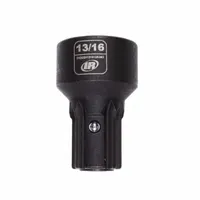 INGERSOLL RAND Impact Socket: SAE, 13/16 in Socket Size, 6-Point, Std, 1 9/16 in Overall Lg (MPN DXS2SH1316)