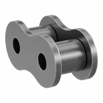 Dayton Roller Link: For Std Roller Chains, 40, Single Strand, 1/2 in Pitch, Steel - Roller Links for ANSI Standard Chains