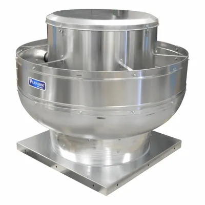 CANARM Upblast Exhaust Fan: Belt Drive, Includes Drive Pack, 24 1/2 in Wheel, 5,785 cfm - Kitchen Air High-Pressure Belt-Drive Fans without Drive