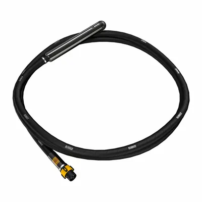 DEWALT Vibrator Head: DCPS310/DCPS320, 21 ft Overall Lg, 2 1/4 in Overall Wd, Quick-Connect - Replacement Shafts for Concrete Vibrators