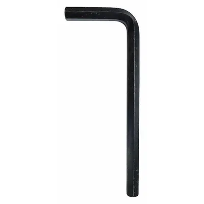 WESTWARD Hex Key: 0 Ball Ends, 8 mm Tip Size, Metric, Short, Alloy Steel, Black Oxide - L-Shaped Hex Keys