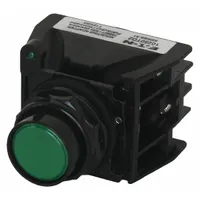 EATON Hazardous Location Push Button: 30 mm, Metallic, Flush Profile, 2NO/2NC (MPN E34EX707G)