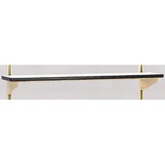 This steel shelf riser adds vertical storage to workbenches, creating an extra shelf for organizing tools, parts, or supplies. It features a beige finish and includes mounting hardware for installation. Commonly used in industrial workshops, assembly lines, and maintenance areas to improve workspace efficiency.