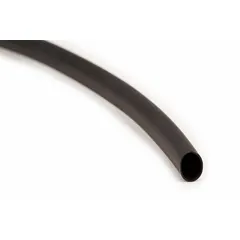 Standard heat shrink tubing for insulating and protecting electrical connections, wires, and cables. Inner diameter shrinks from 1.75 in to 0.87 in upon heating. Supplied in a 50 ft length, 2-pack configuration. Color: Black.