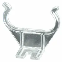 LEVITON Lampholder: Lamp Support Clip, Horizontal Mounting Orientation, 1 1/2 in Overall Lg, Clear (MPN 23452-B)