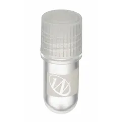 Cryogenic Vial, Polypropylene, 1.2 mL, Natural, Sterile, 12 mm Body Dia, Round Bottom, External Thread, Not Self-Standing, with Closure