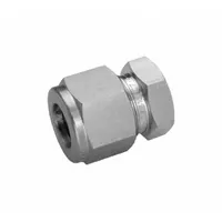 HAM-LET Compression Fitting Cap: 14 mm OD Fitting Size, Compression, Stainless Steel (MPN 7108L SS 14MM)