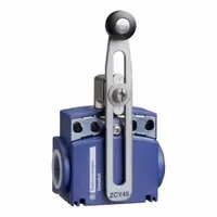 TELEMECANIQUE SENSORS Limit Switch: Roller Lever, XCKT, 0.22 in Roller Wd, 0.9 in-lb Op Torque - Max (MPN XCKT2145N12)