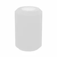 BUNTING BEARINGS Sleeve Bearing: Nylon, 1/8 in Bore, 1/4 in OD, 3/8 in Overall Lg, Off-White, 3 PK (MPN NN0204060000)