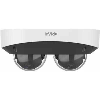 VISION 4MP Dual Lens CCTV Camera: Dome, Fixed, 2.8 mm Max Focal Lg, (2) 4MP - Fixed Network IP Video Cameras