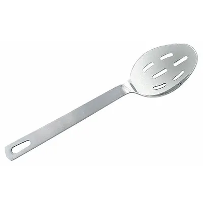 CRESTWARE Basting Spoon: 13 in Overall Lg, Silver - Serving Spoons