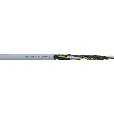 CHAINFLEX Control Cable: 18 AWG, 20 Conductors, Order by the Foot, PUR Jacket - Continuous Flexing Control Cables