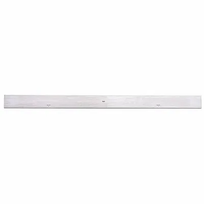 STARRETT Straight Edge: Metric/SAE, Not Certified, Brushed, Steel, ± 0.0002 in/ft - Steel Straight Edges