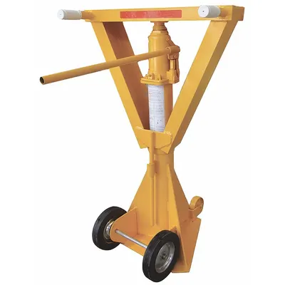 DAYTON Trailer Stabilizing Jack: Hydraulic, 40,000 lb Max Lifting Capacity, 41 in Min Lift Ht - Hydraulic-Operated Trailer-Stabilizing Jacks